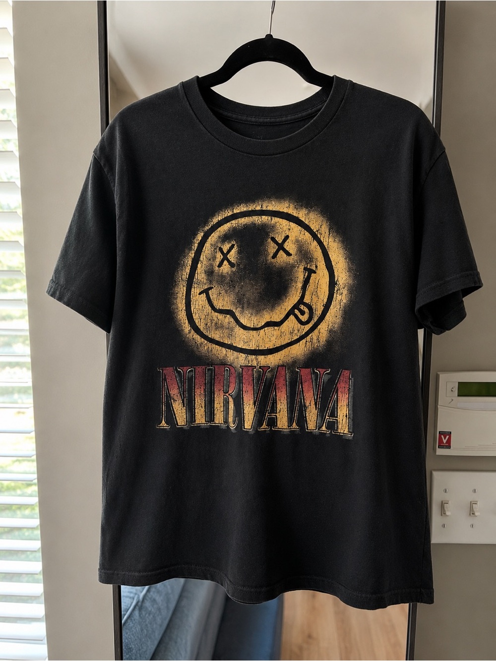 NIRVANA Navy Shoe Interior Label Detail
